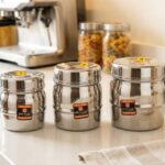 Priya Exclusive Stainless Steel Barrel Dabba Set - 3 Pcs