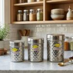 Dhyana Special Quality Stainless Steel Bubble Dabba Set - 3 Pcs
