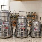 Dhyana Export Quality Stainless Steel Tiffin Carrier Set - 3 Pcs