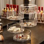 360-degree rotating 5-layer jewelry organize