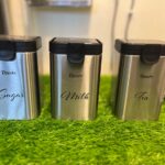 Presto Stainless Steel Canister Set of 3 for Sugar Milk and Tea