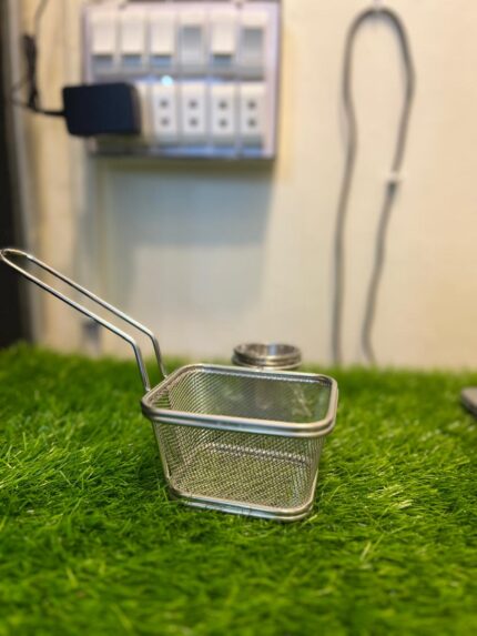 ShengYa Small Square Mesh Fryer Basket for Home Use