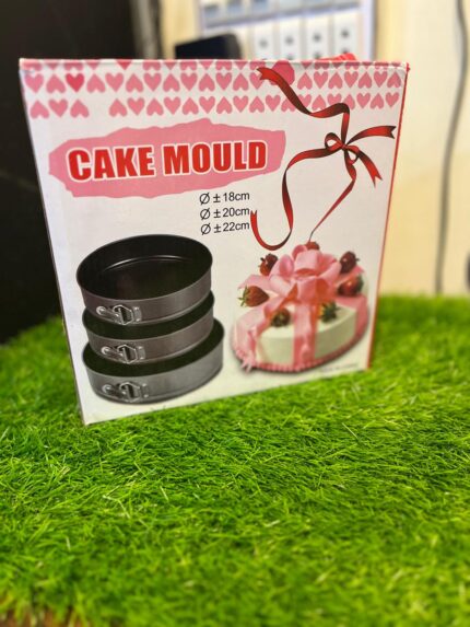 Non-Stick Springform Cake Mould Set of 3