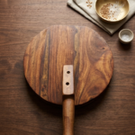 Wooden Roti & Pizza Serving Board with Handle