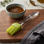 Silicone BBQ & Pastry Basting Brush with Stainless Steel Handle – Oil & Butter Br